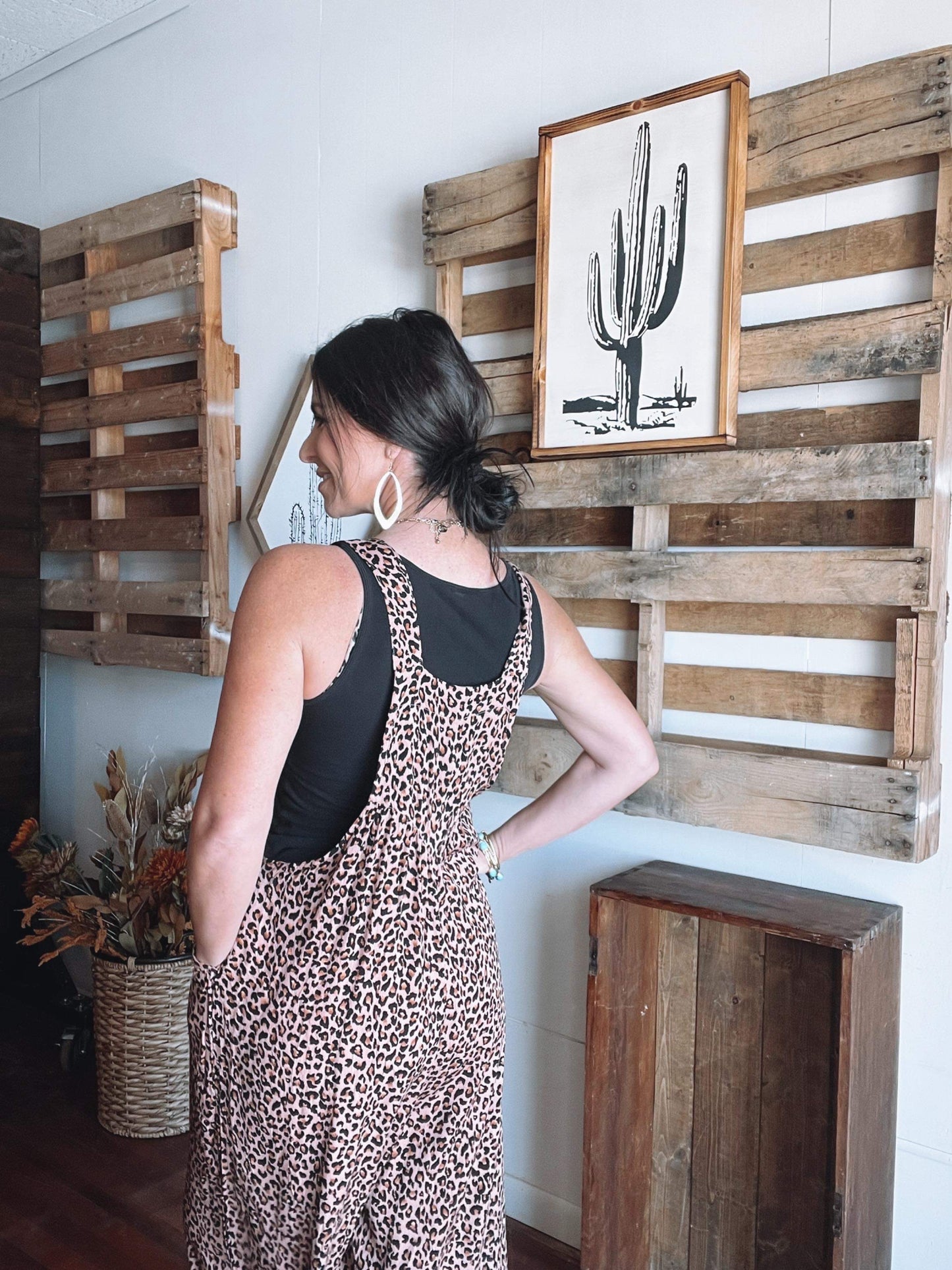 8201 CHEETAH PRINT JUMPSUIT