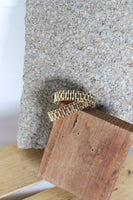 1242 GOLD CHAIN HOOP EARRING