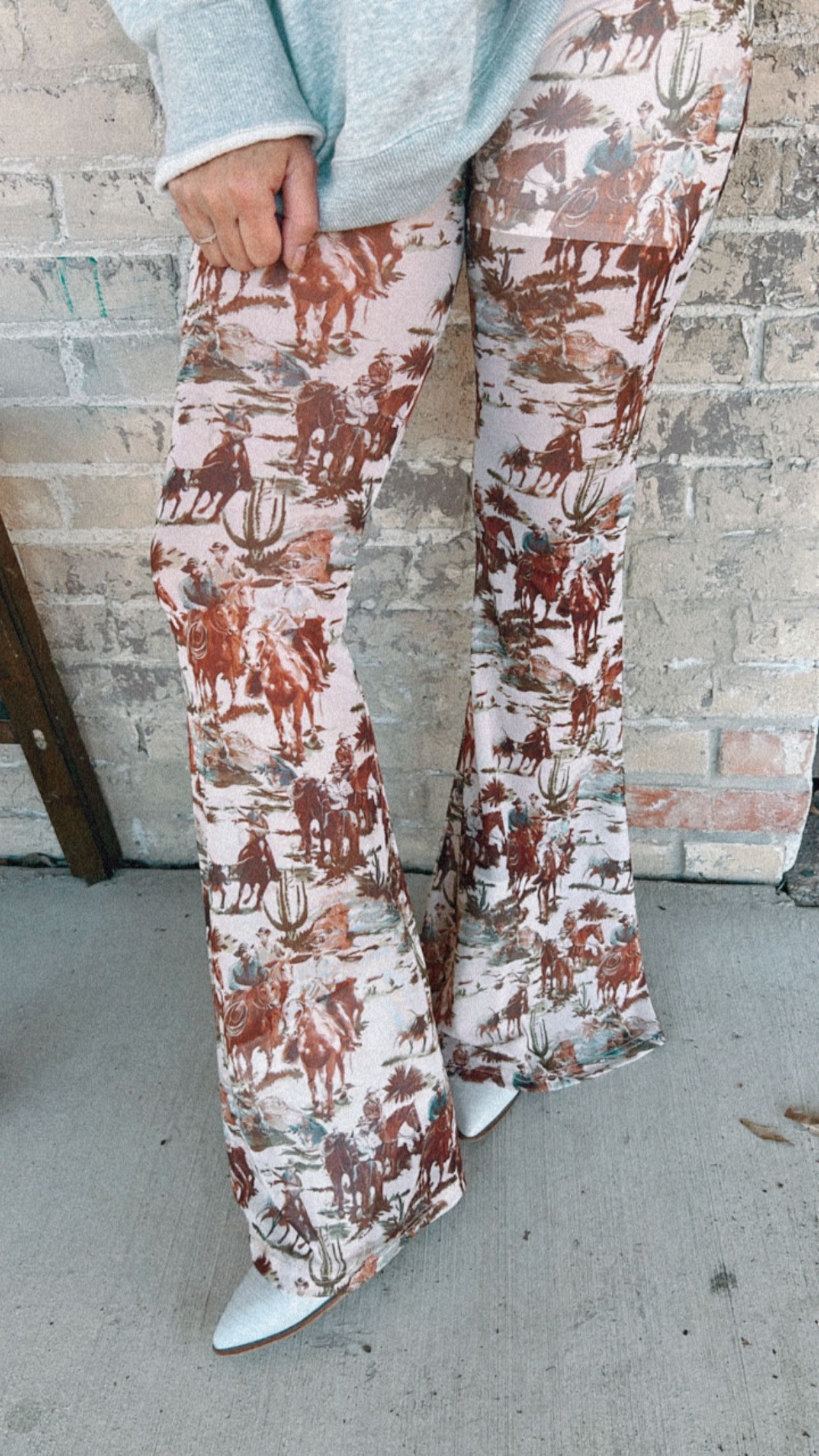 9001 AUG MESH BELL PANTS