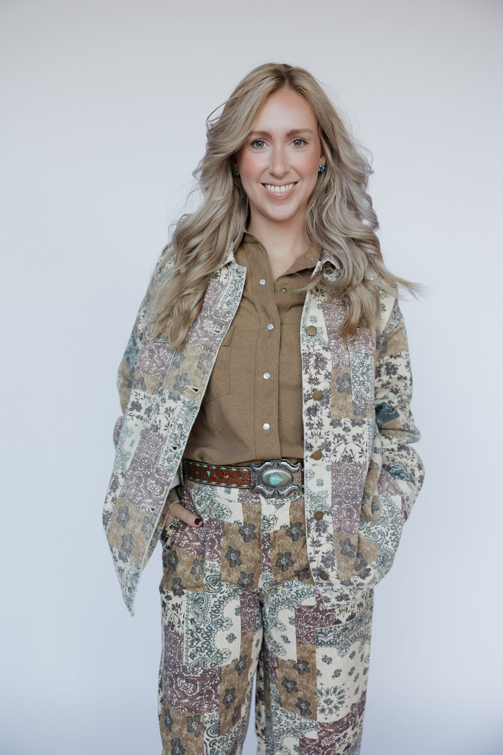 BOHO TAN DENIM SHAKET