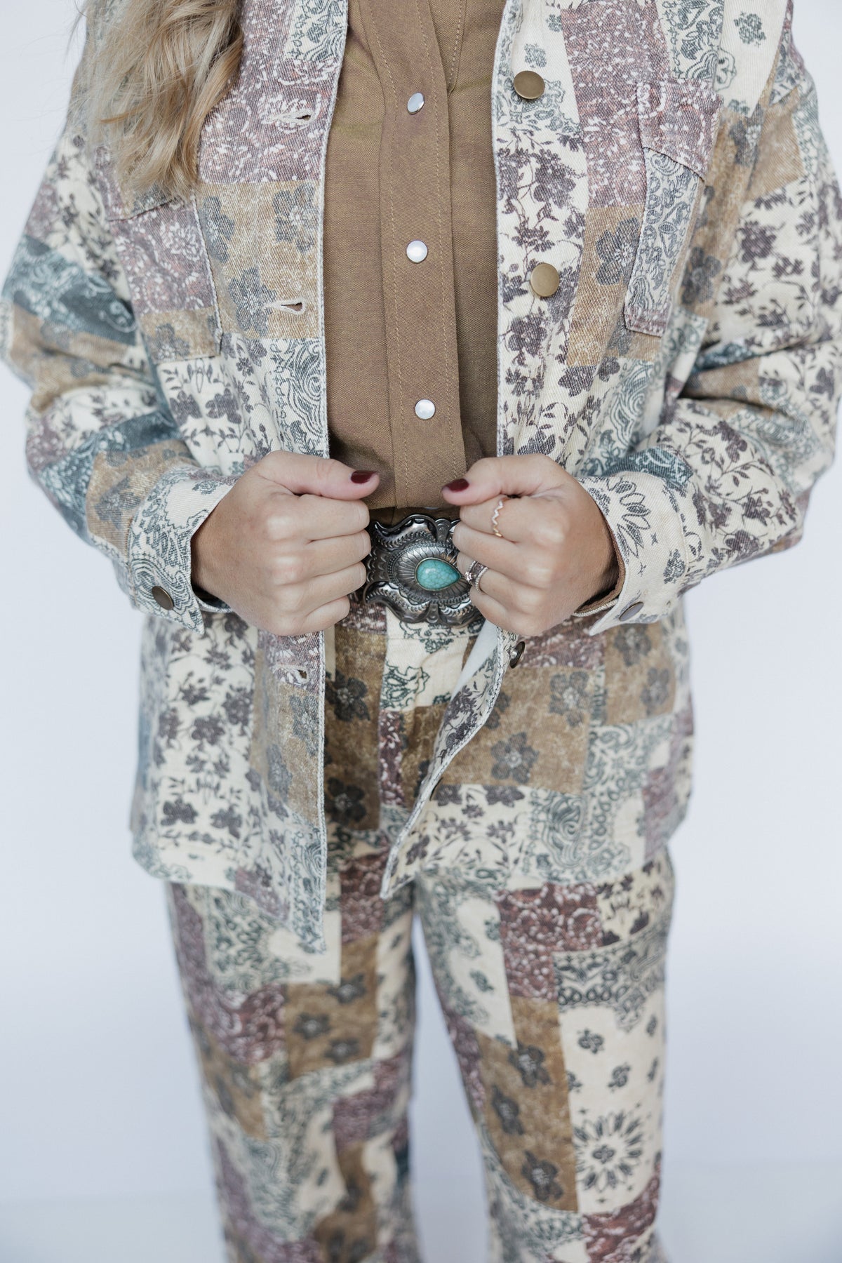 BOHO TAN DENIM SHAKET