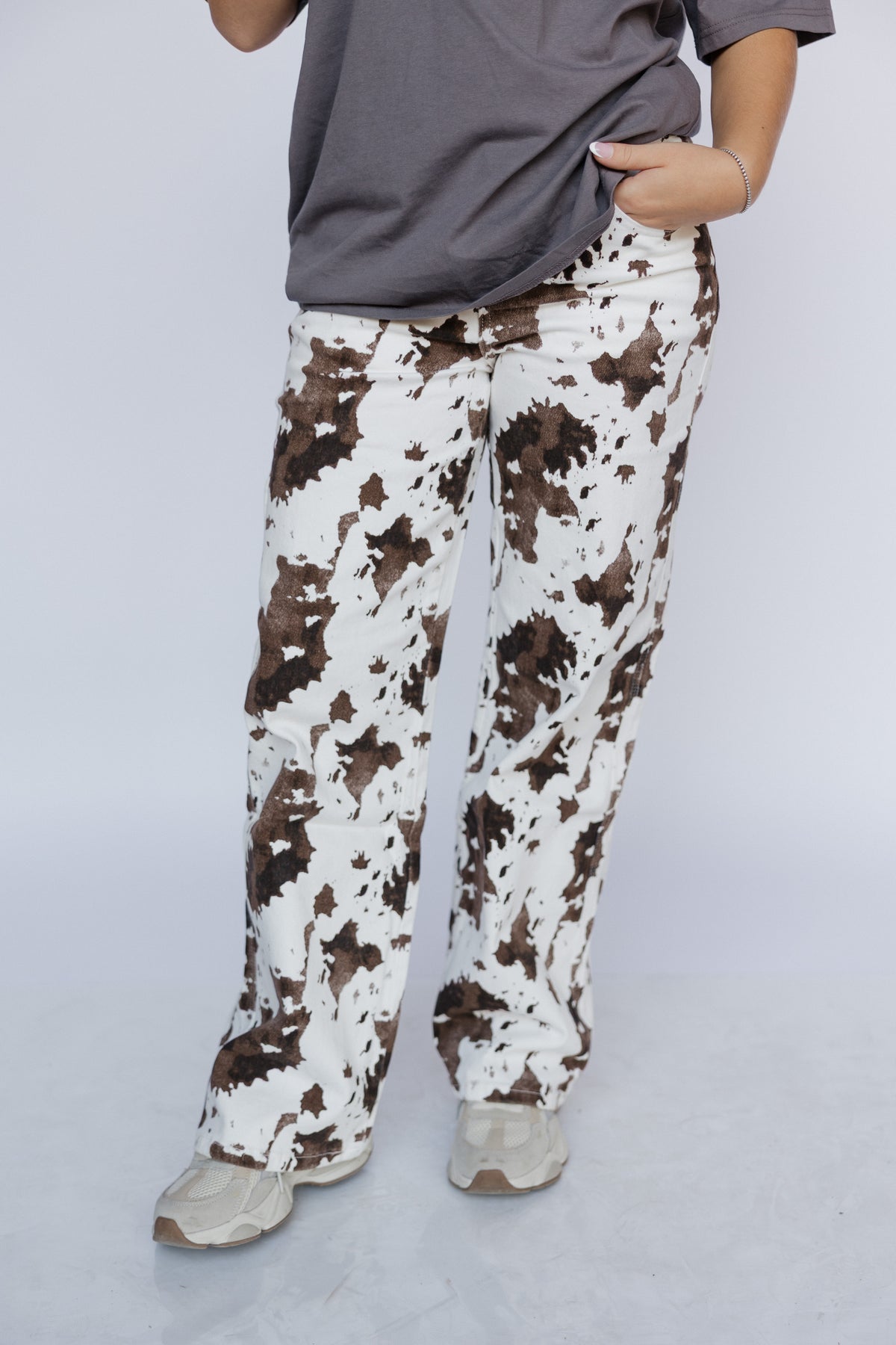 COW PRINT PANT