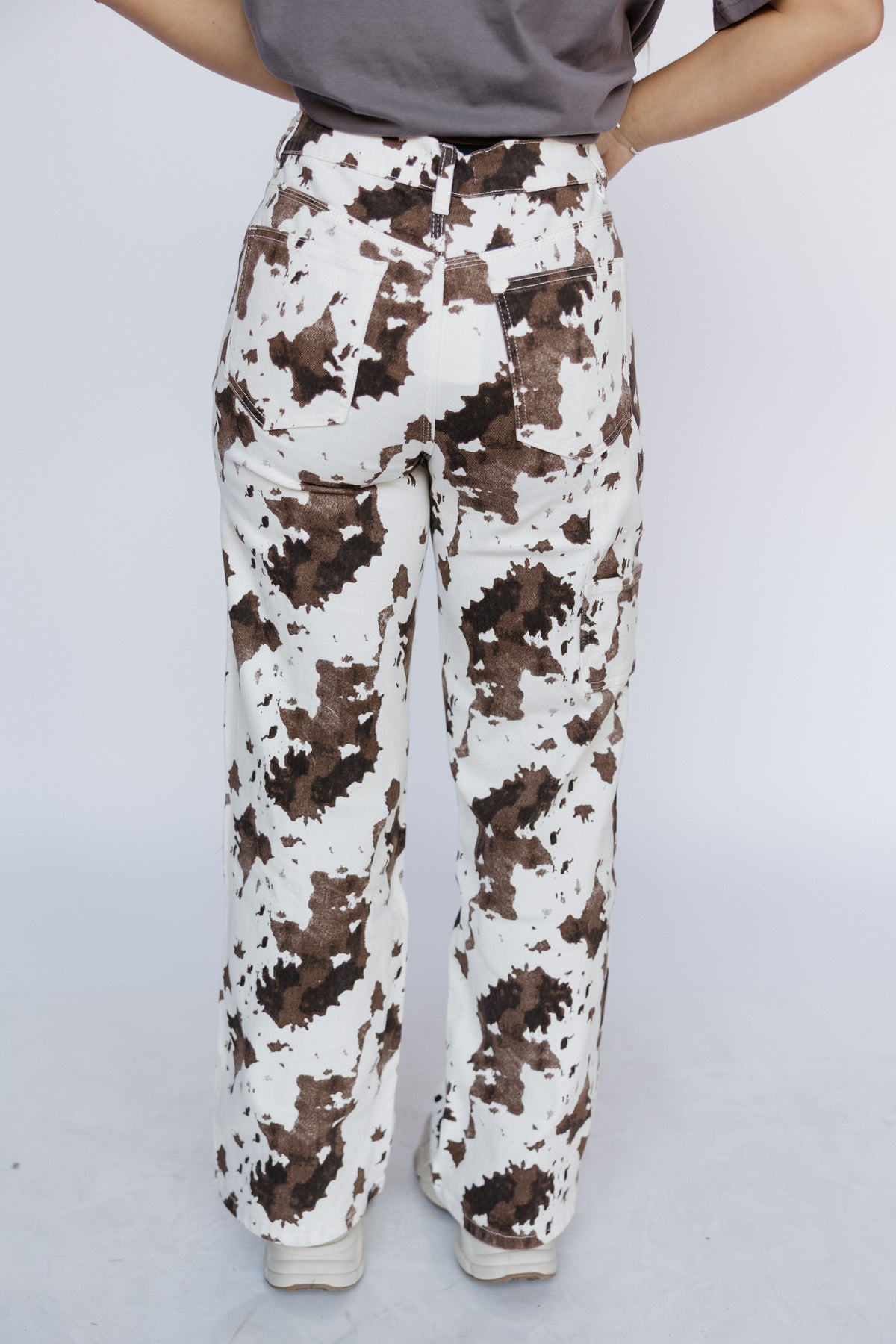 COW PRINT PANT