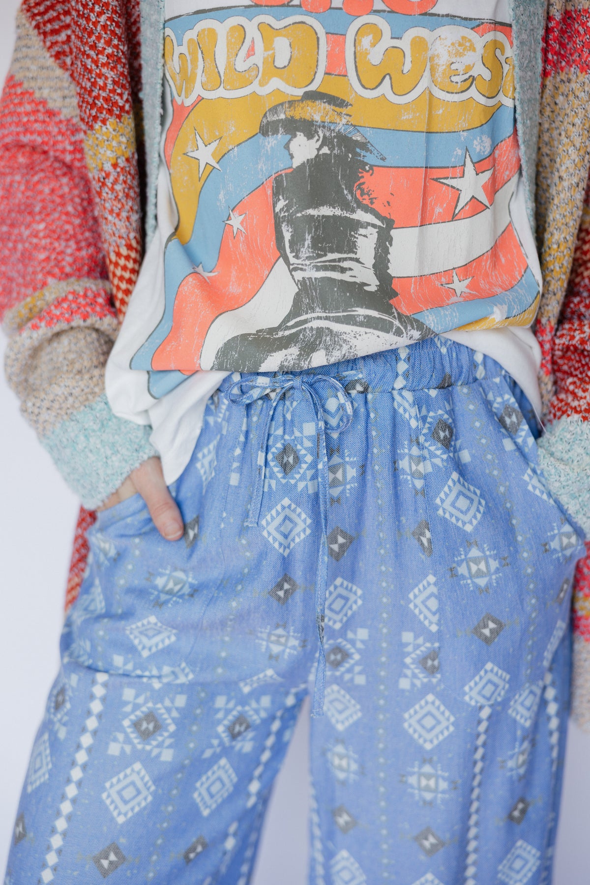 Blue Aztec Pant