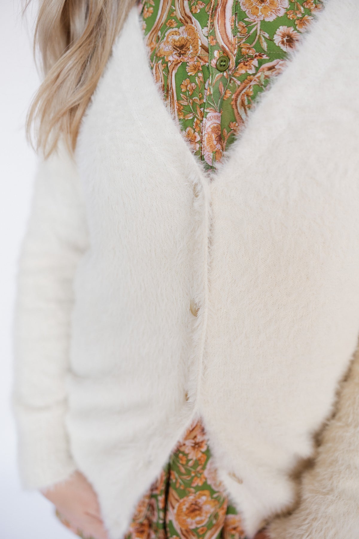 Ivory Fuzzy Sweater