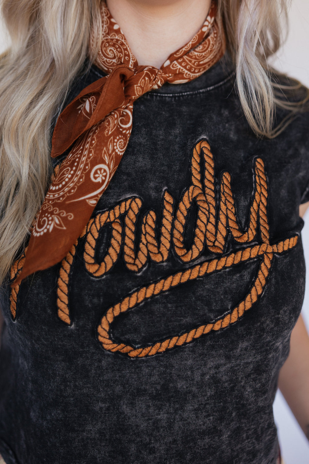 Rust Vintage Pattern Bandana
