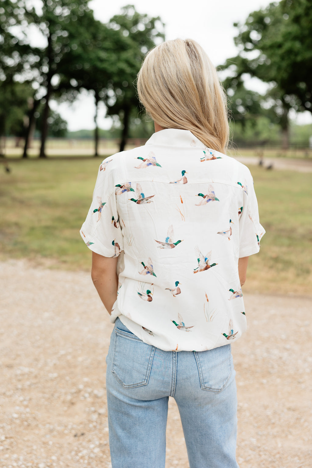 Mallard Button Up Tee
