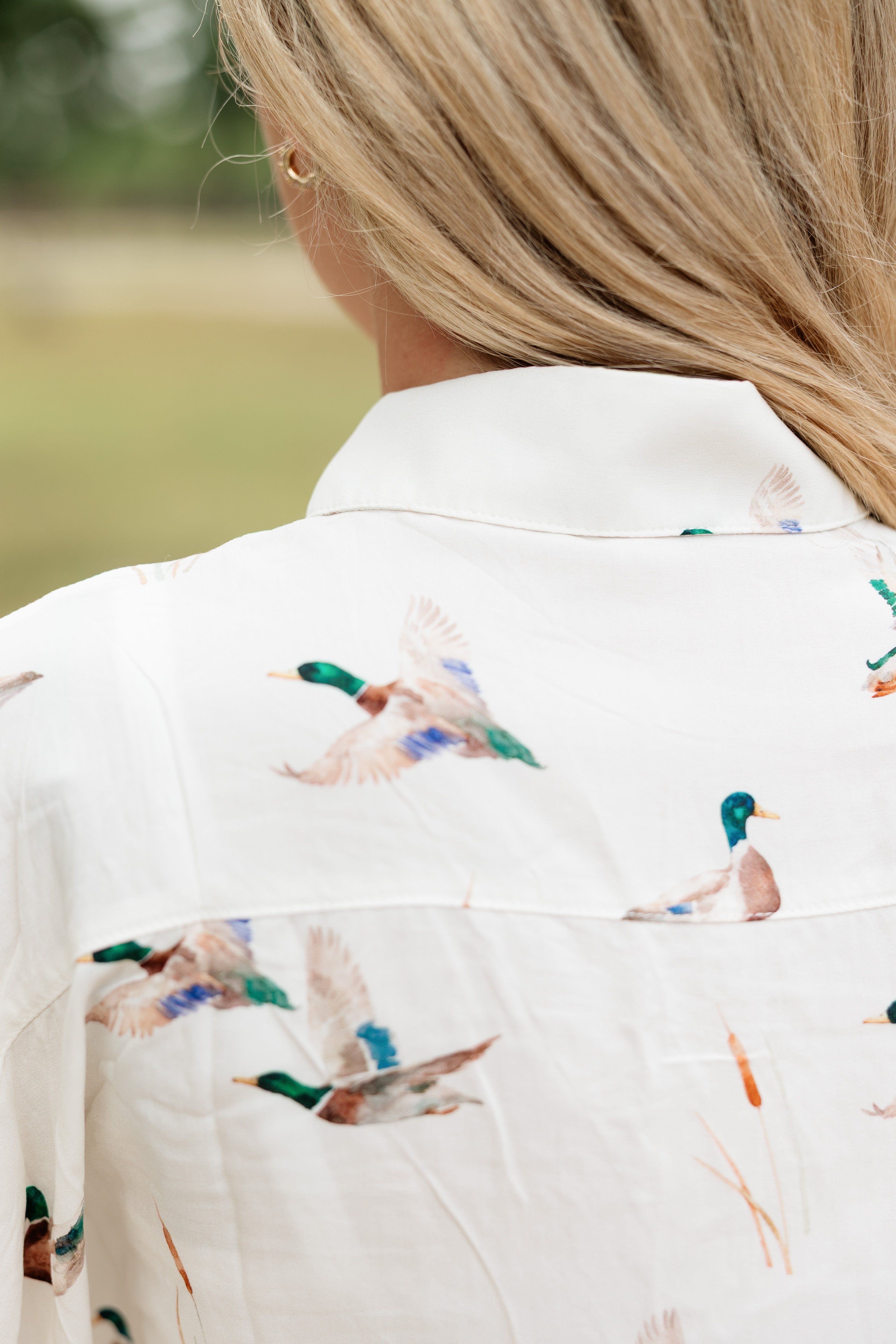 Mallard Button Up Tee