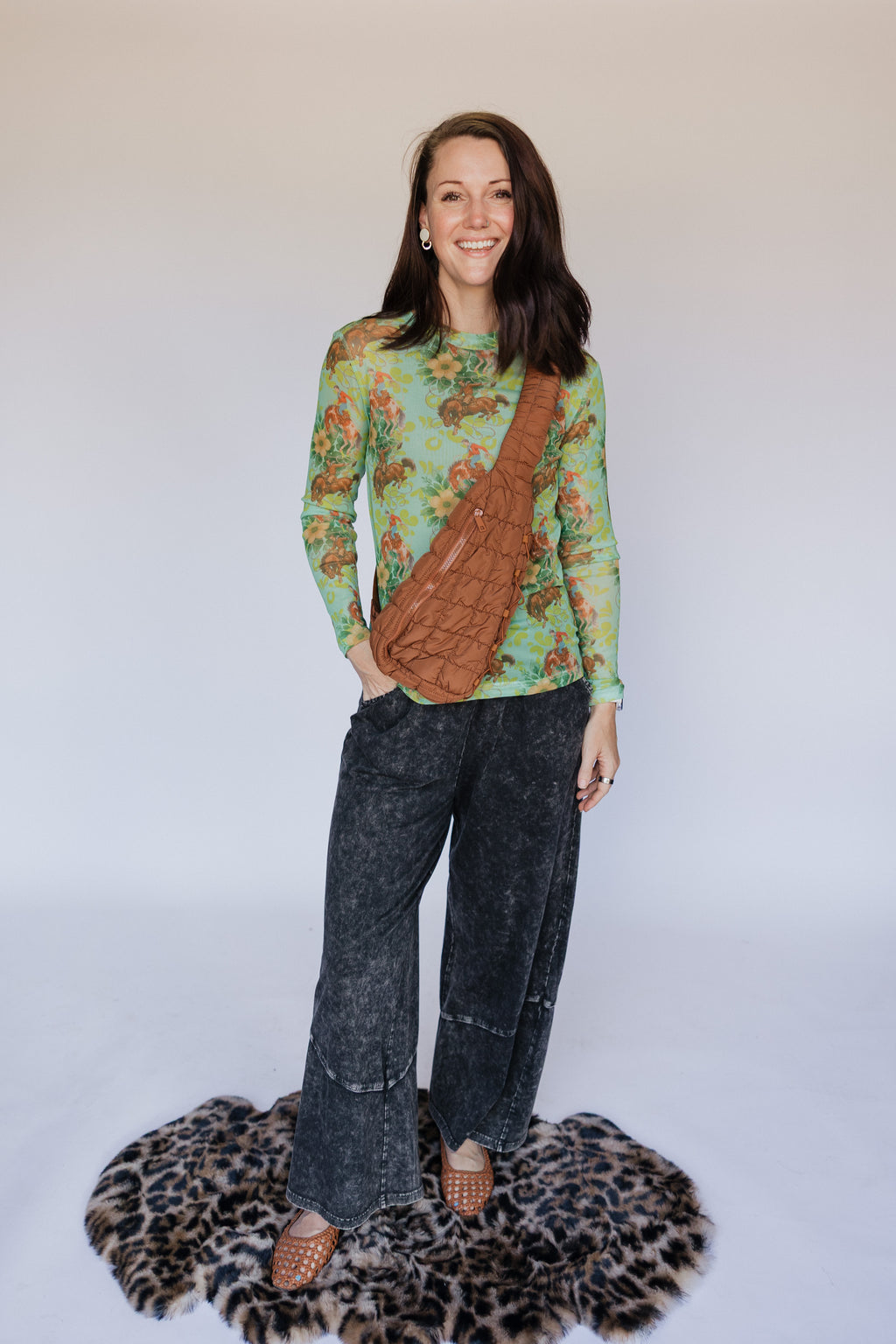 BLACK VINTAGE WASH PANTS