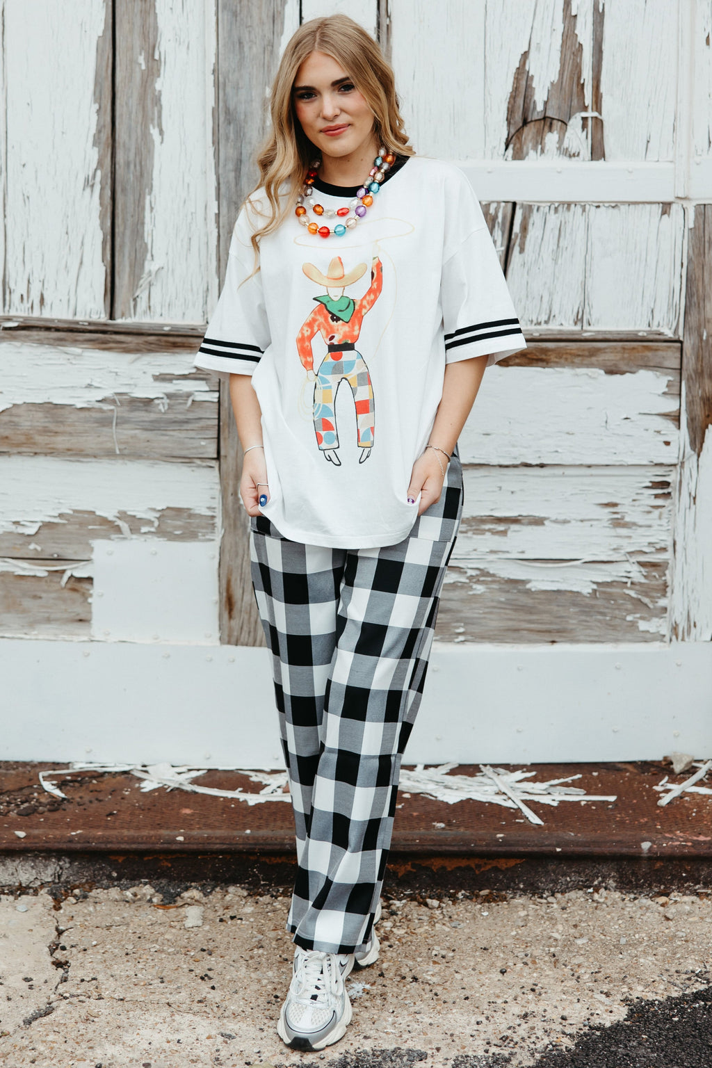 Ivory Roping Cowboy Tee