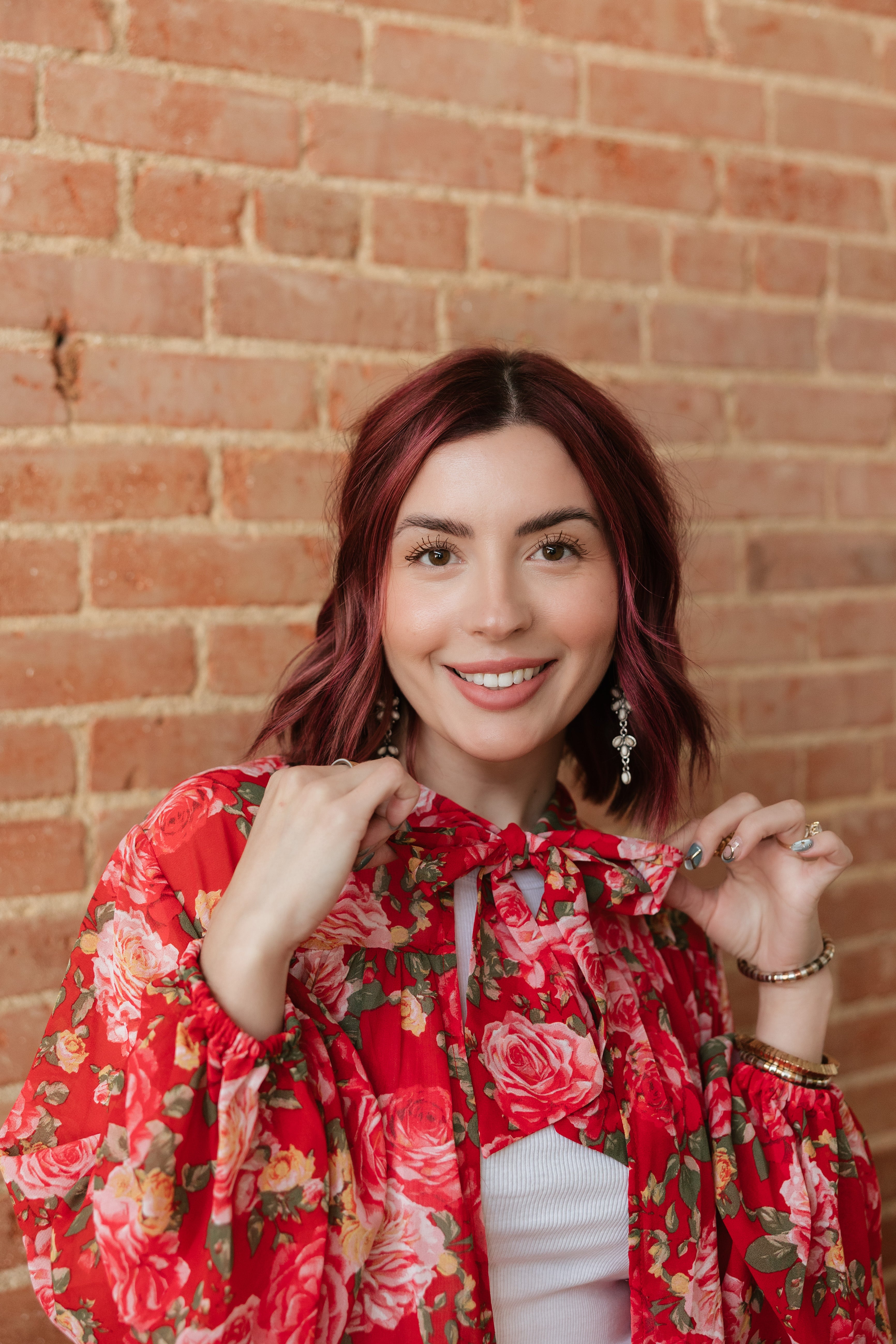 RED ROSE KIMONO