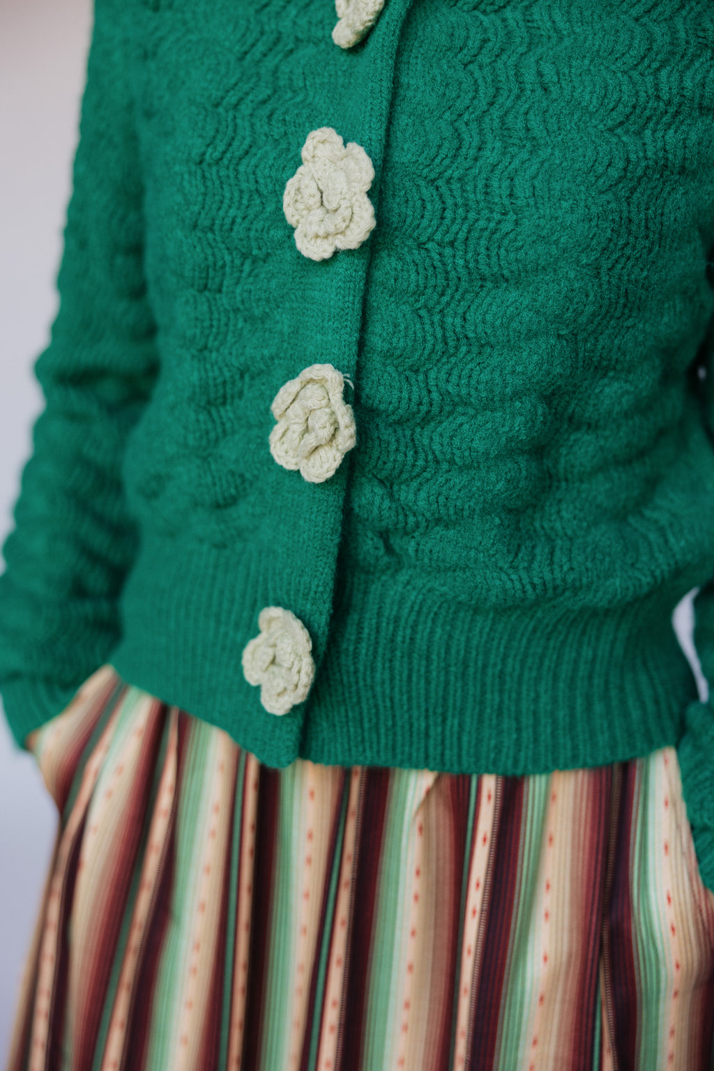 JADE BLOOM KNIT SWEATER