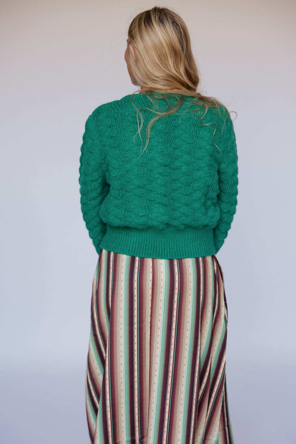 JADE BLOOM KNIT SWEATER