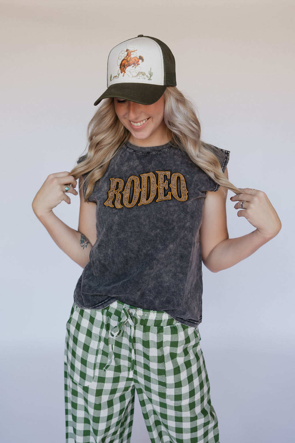 Vintage Black Rodeo Tank