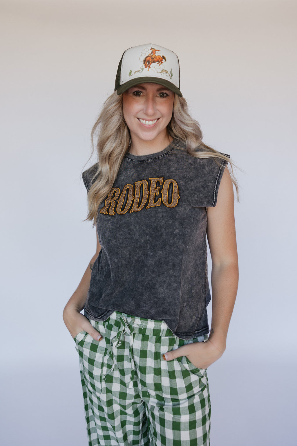 Vintage Black Rodeo Tank