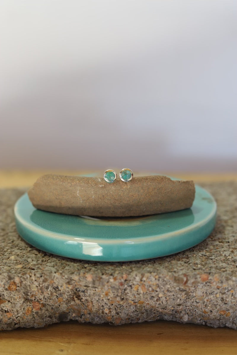 22431 TURQ STUD EARRING