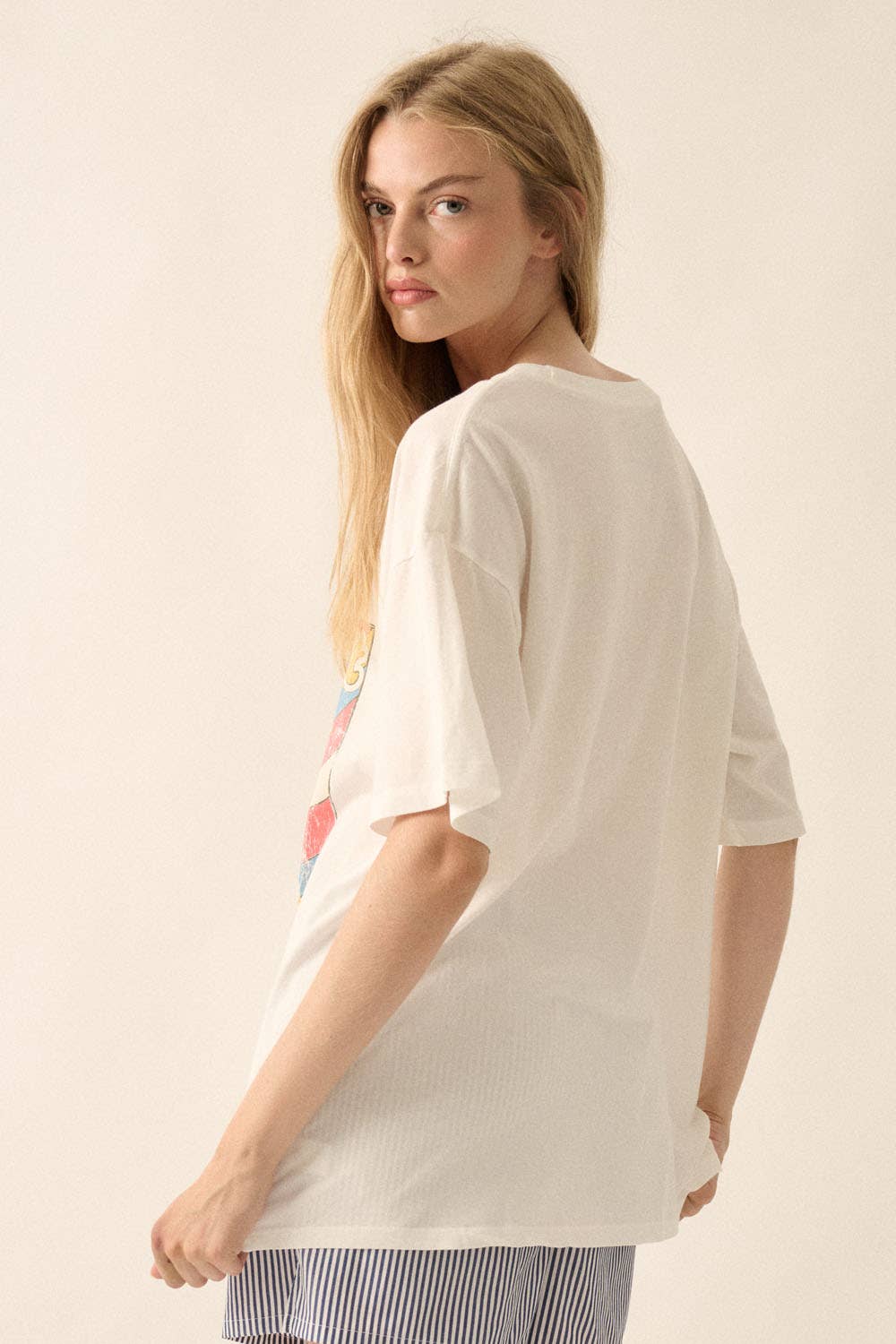 The Wild West Oversized Western Graphic Print Tee