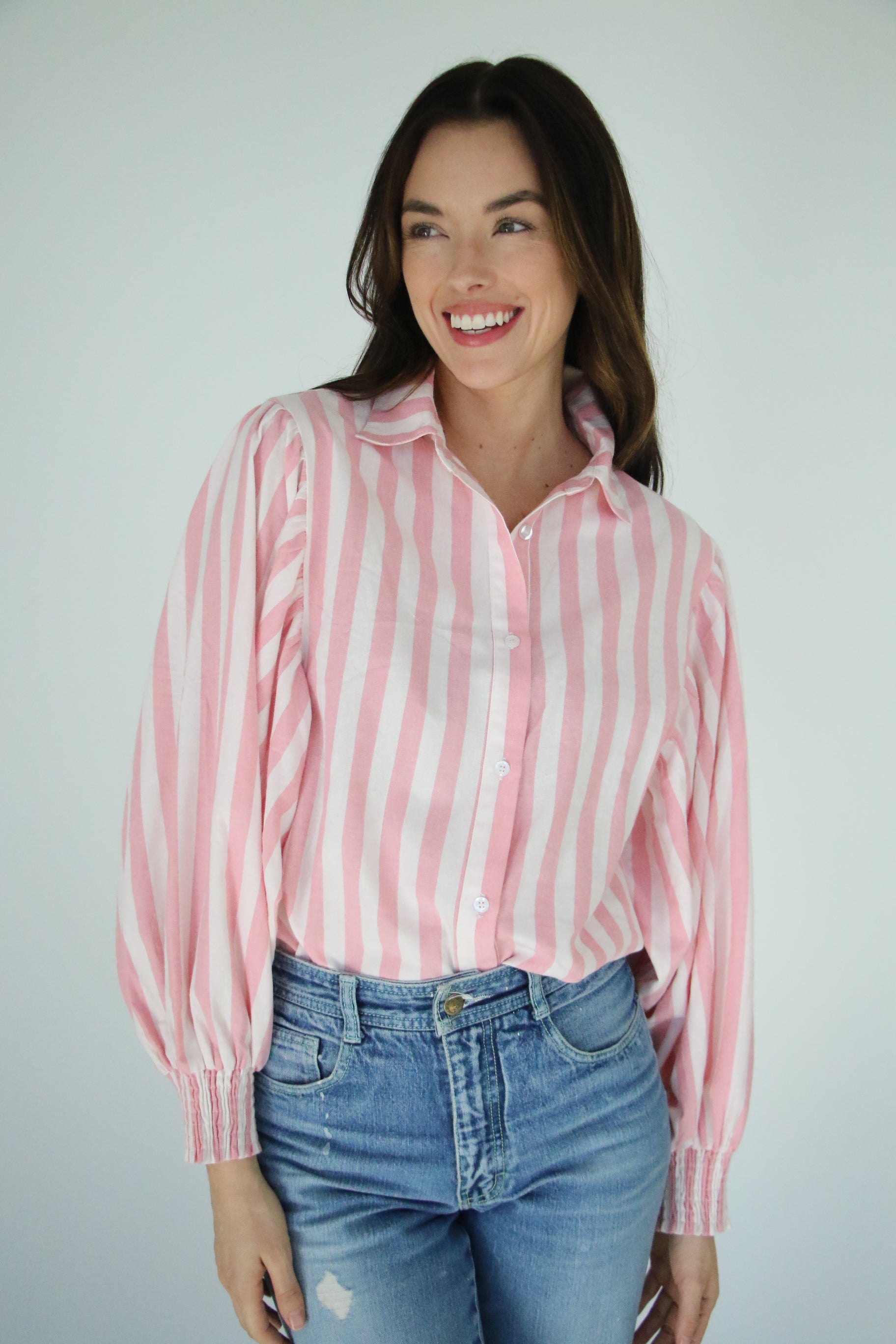 TH23 PINK STRIPE TOP (1 Piece)