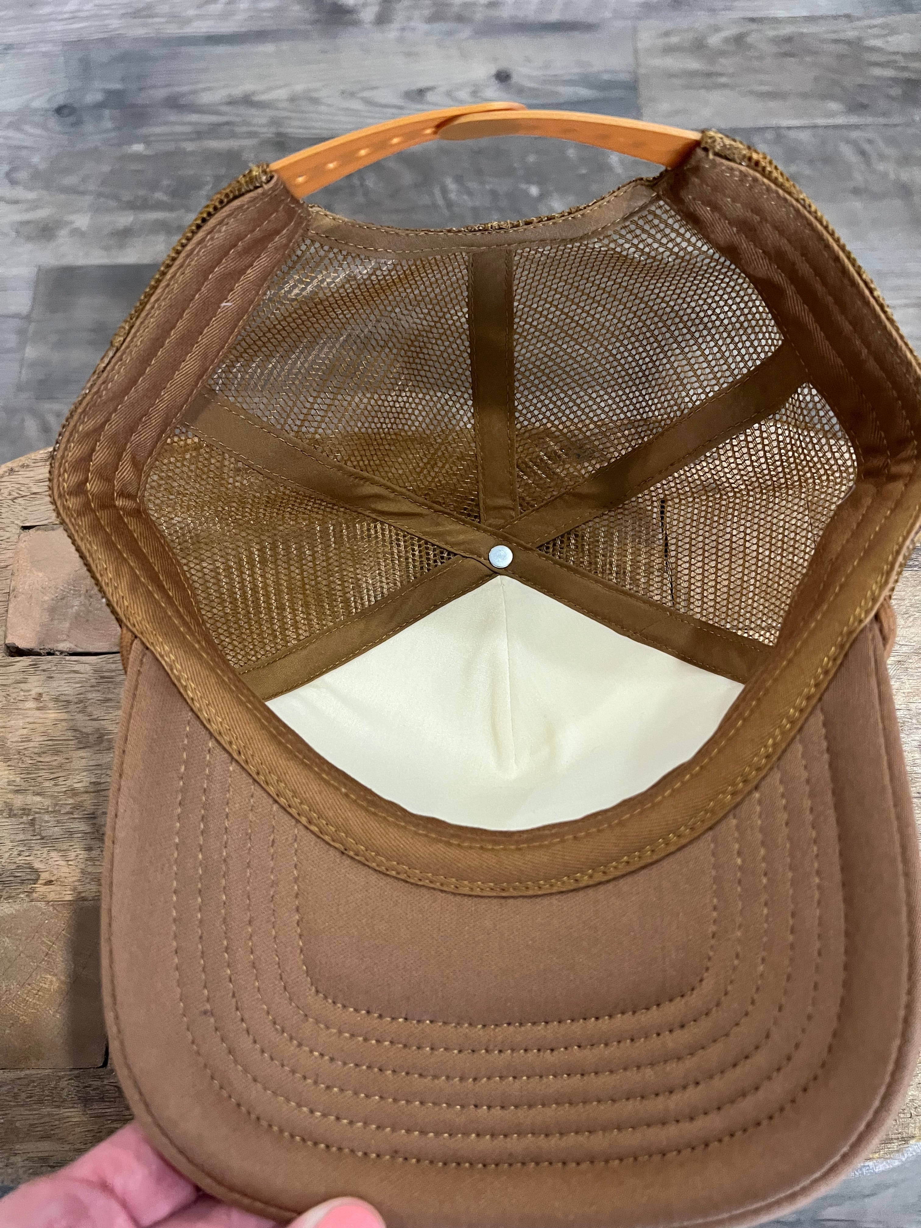 Wild Horses Trucker Hat – Brown