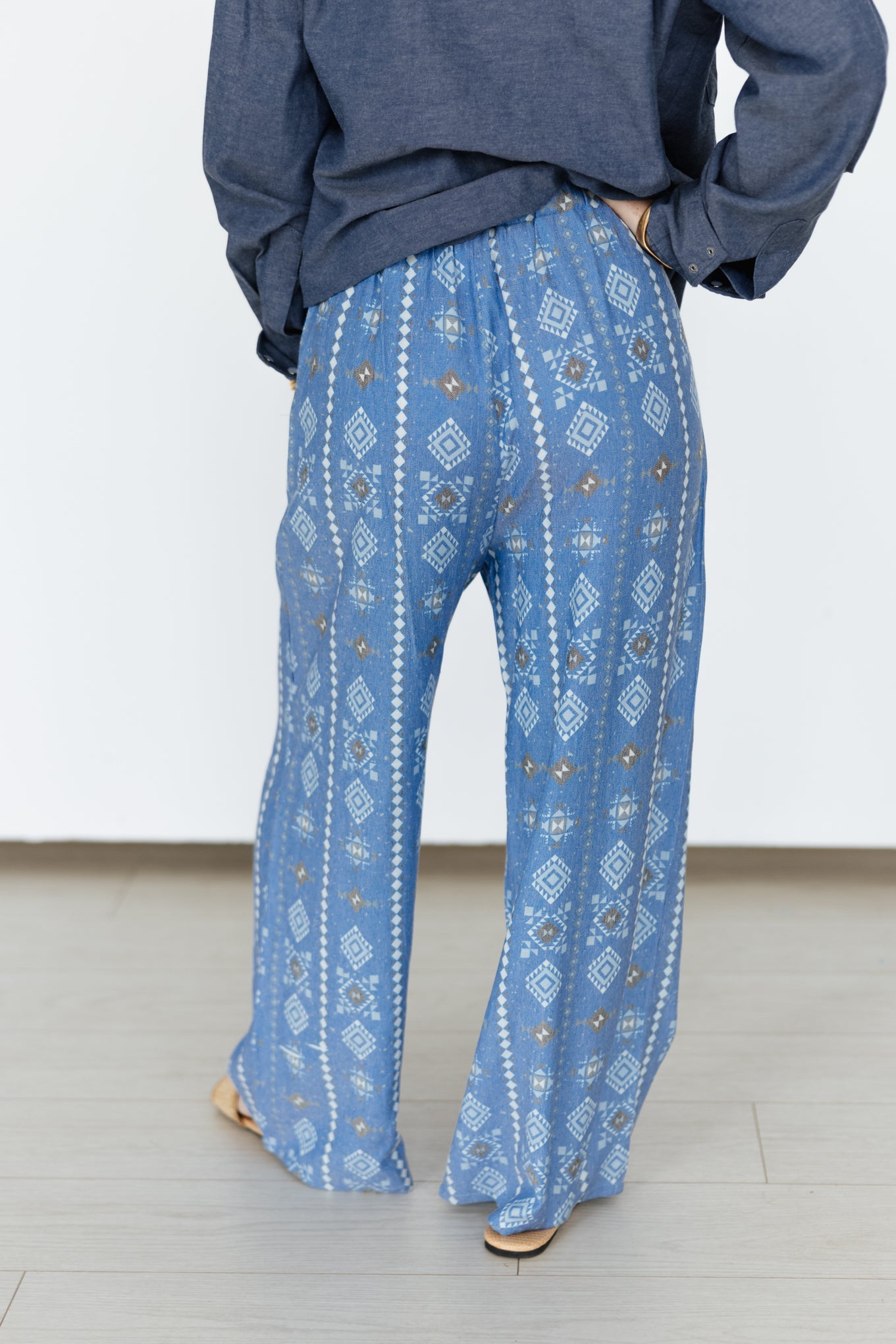 Blue Aztec Pant