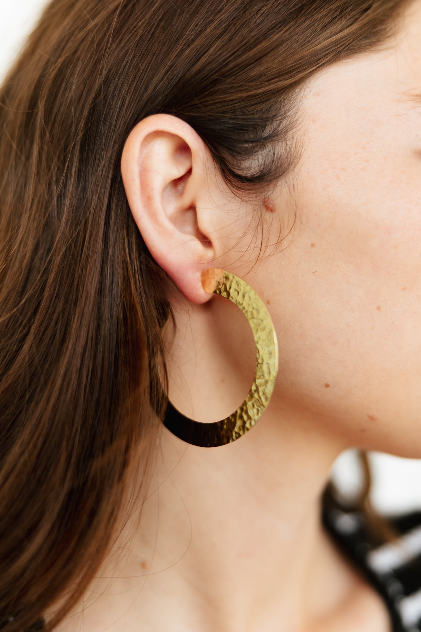 Gold Hoop Earring