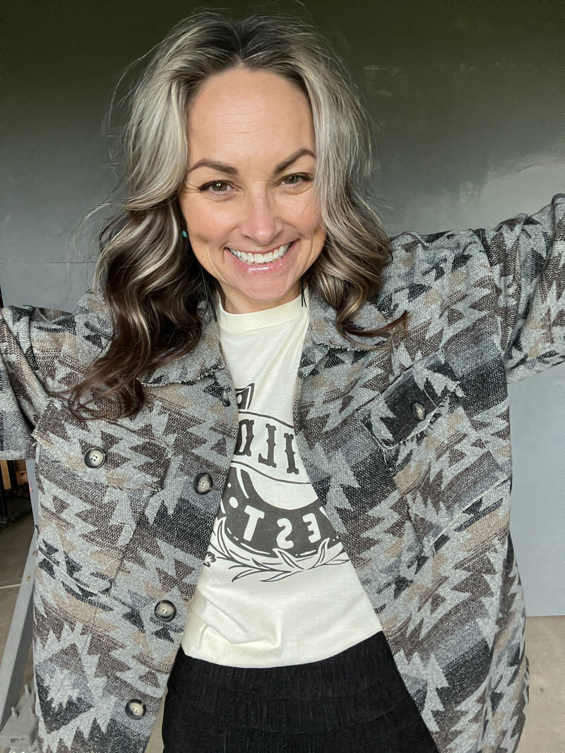 1311  WILD WEST GRAPHIC TEE