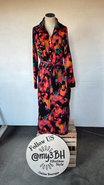 10237 BLACK MULTI DRESS￼