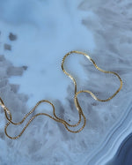 1259 DIPPED GOLD THIN TWIST CHAIN