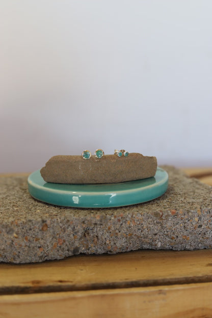 22431 TURQ STUD EARRING
