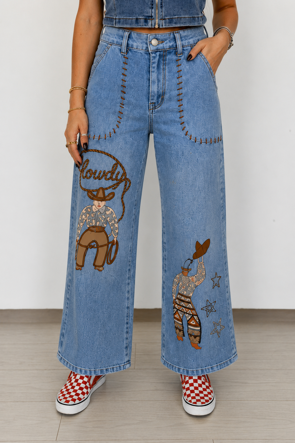 NOT FREE - PRE -ORDER NOW : HOWDY DENIM JEANS