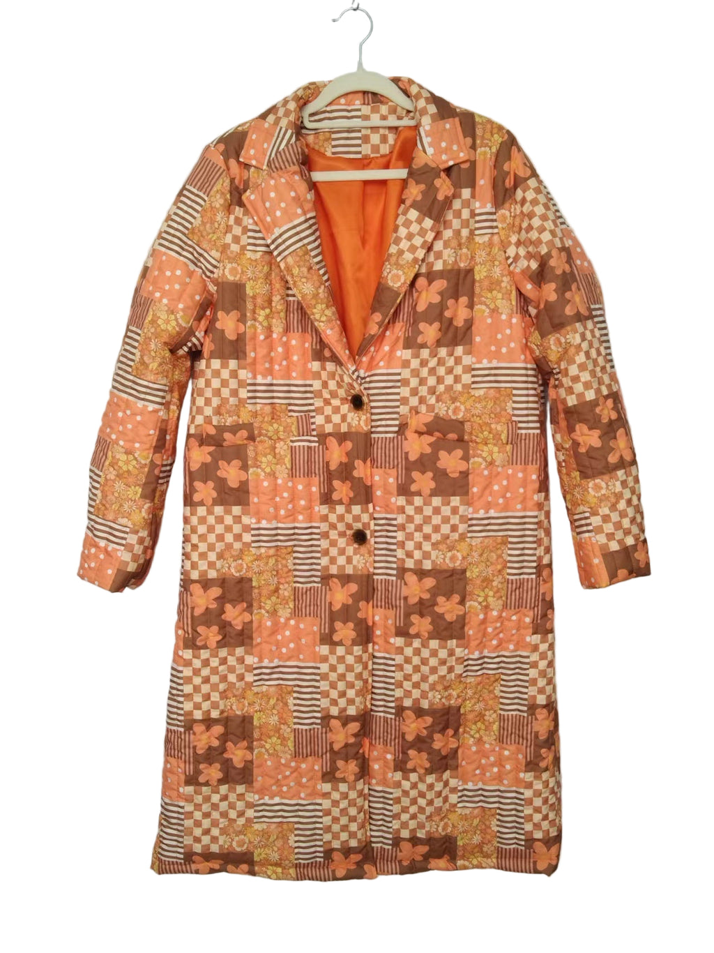 RETRO JACKET QUITTED TRENCH COAT