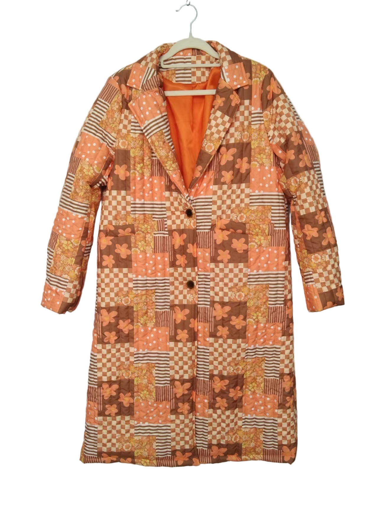 RETRO JACKET QUITTED TRENCH COAT