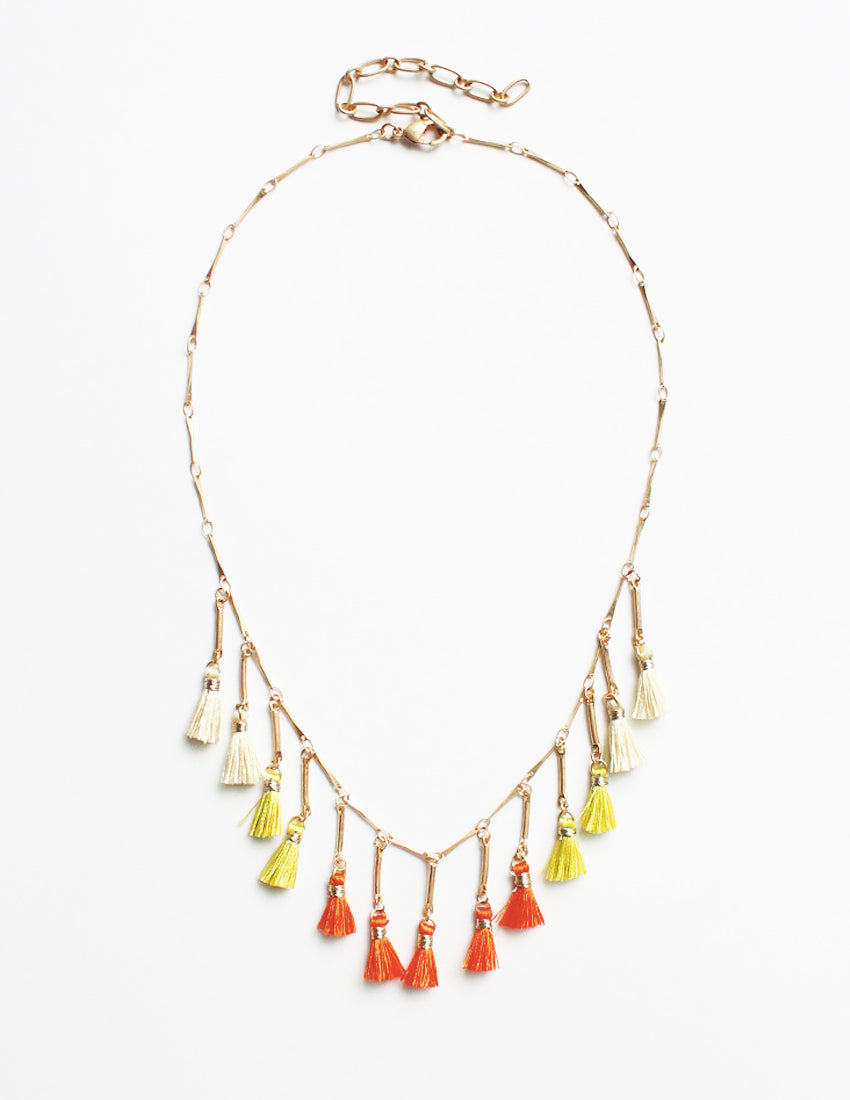 Tassel Charm Necklace
