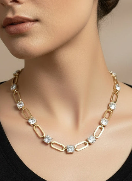 Gold Bling Paperclip NL