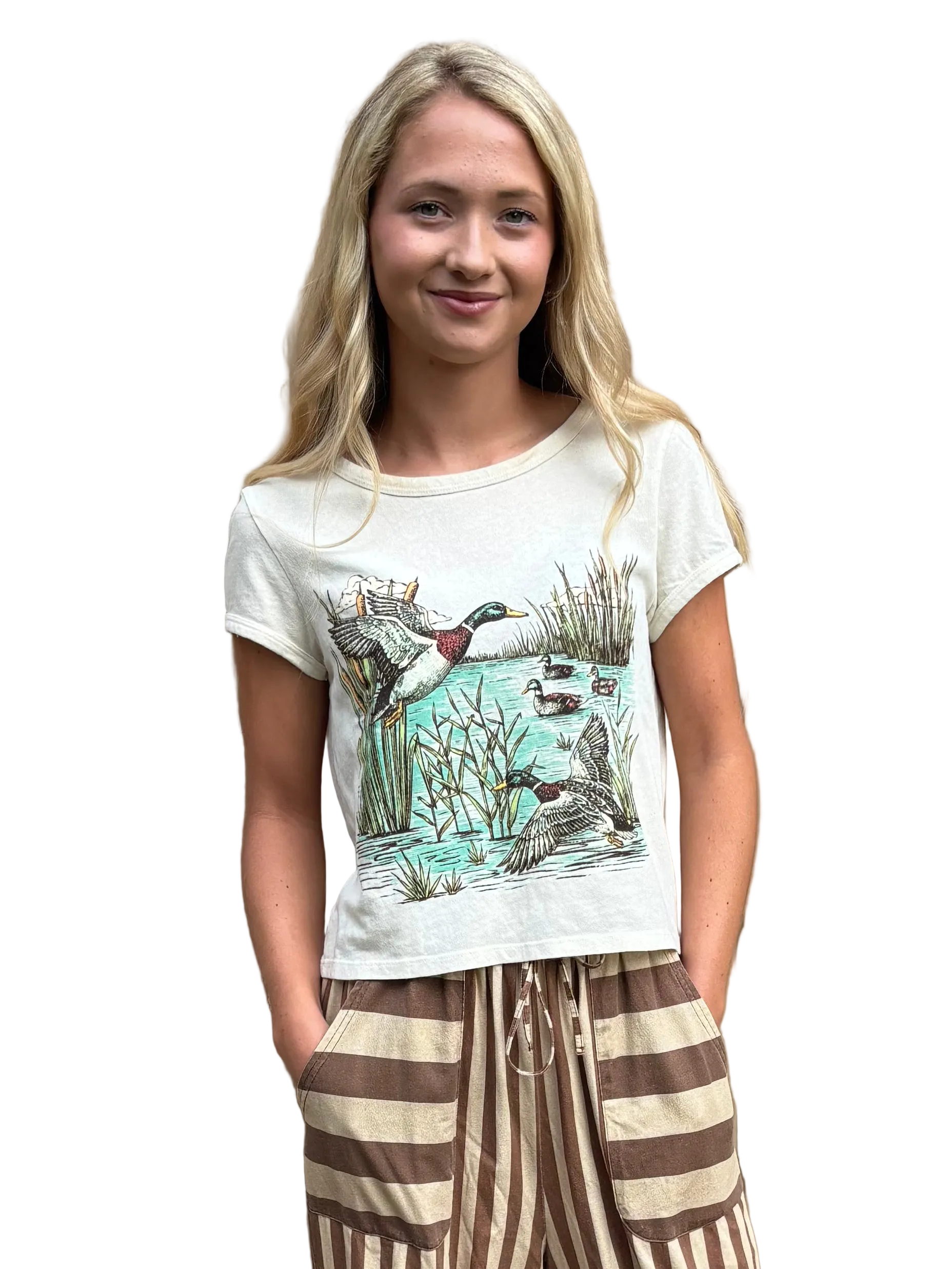 MALLARDS SUNFADE GRAPHIC TEE