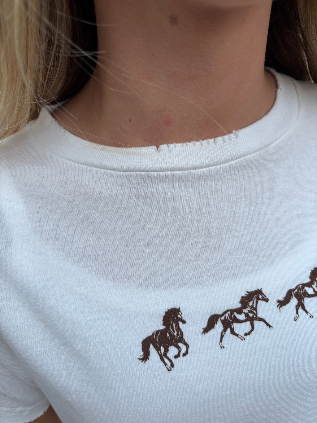 HORSE TRIO GRAPHIC TEE