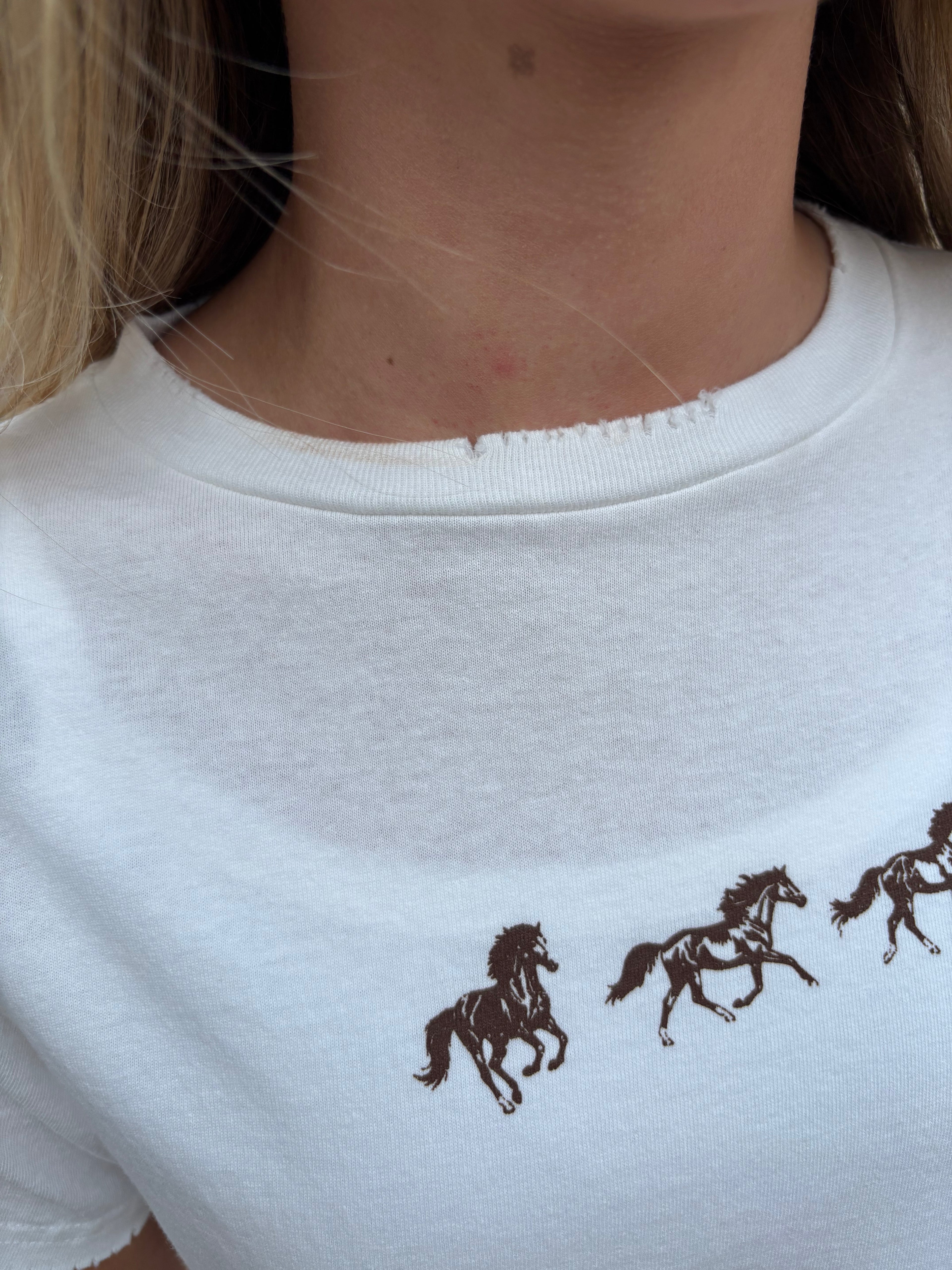 HORSE TRIO GRAPHIC TEE