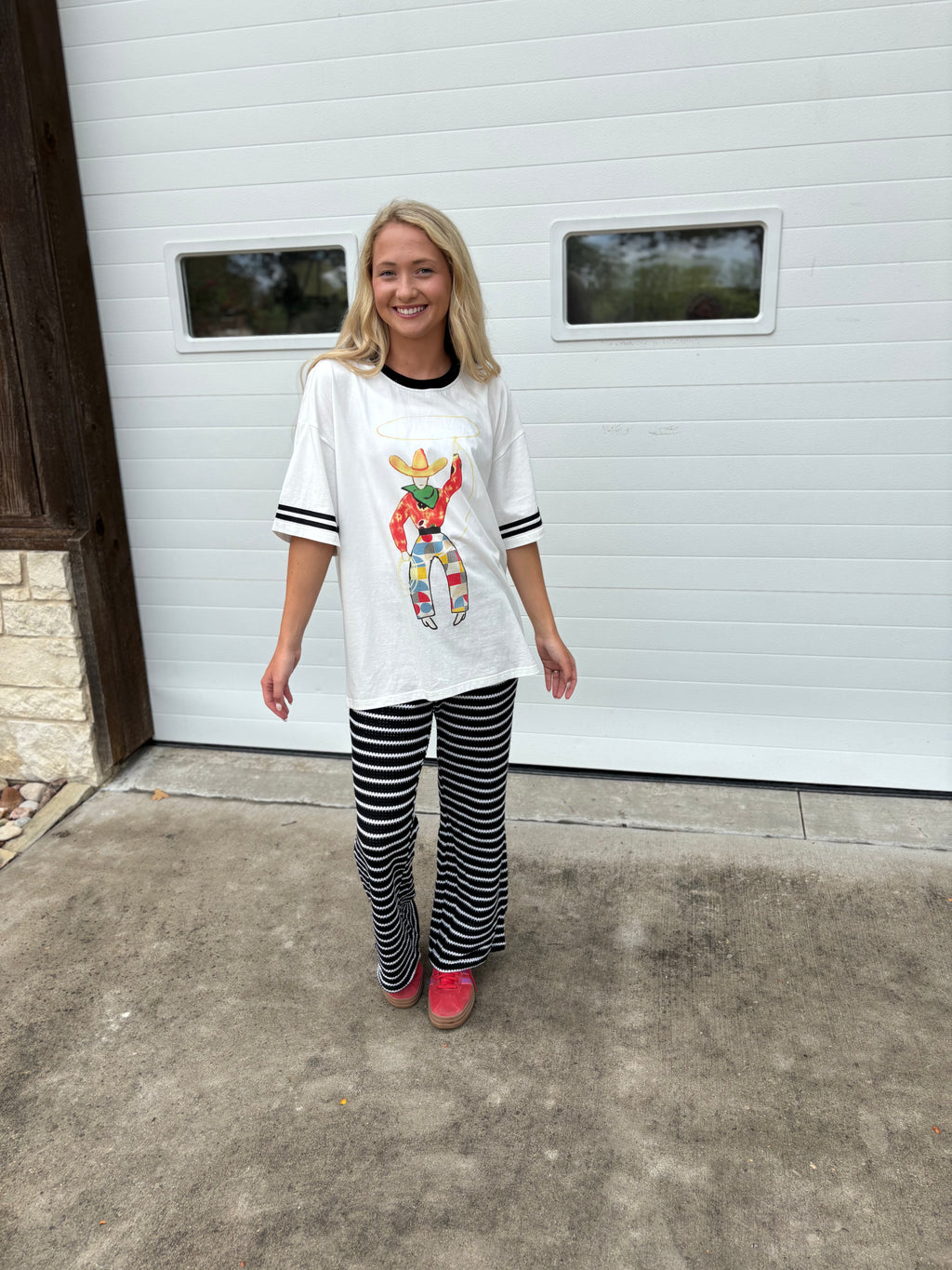 Ivory Roping Cowboy Tee