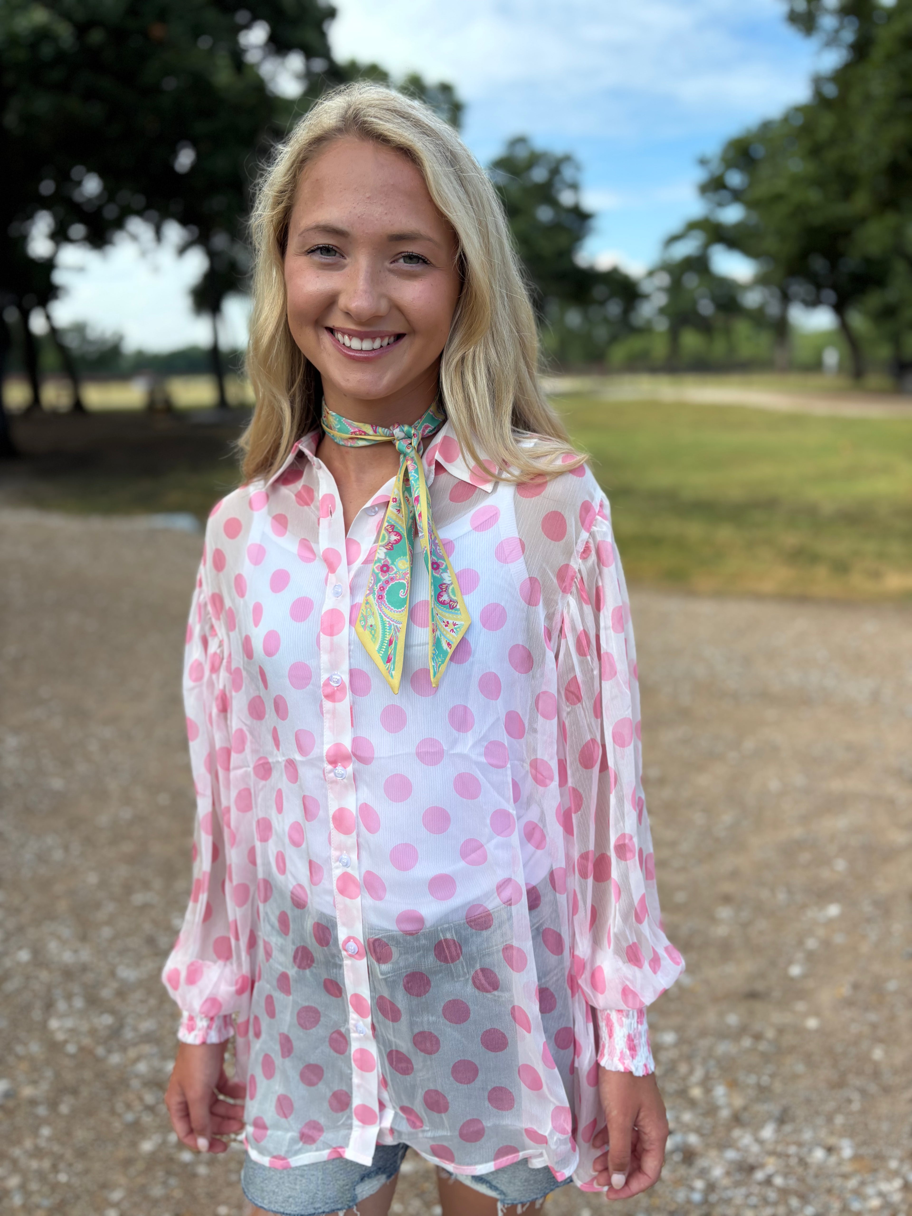 Yellow Paisley Twilly