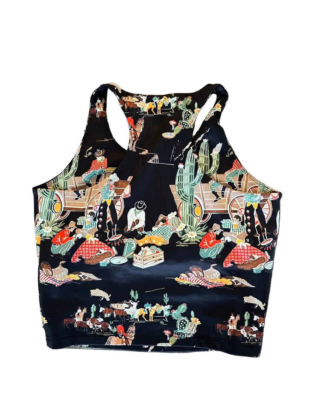 BLACK WAGON RAZOR BACK TANK TOP