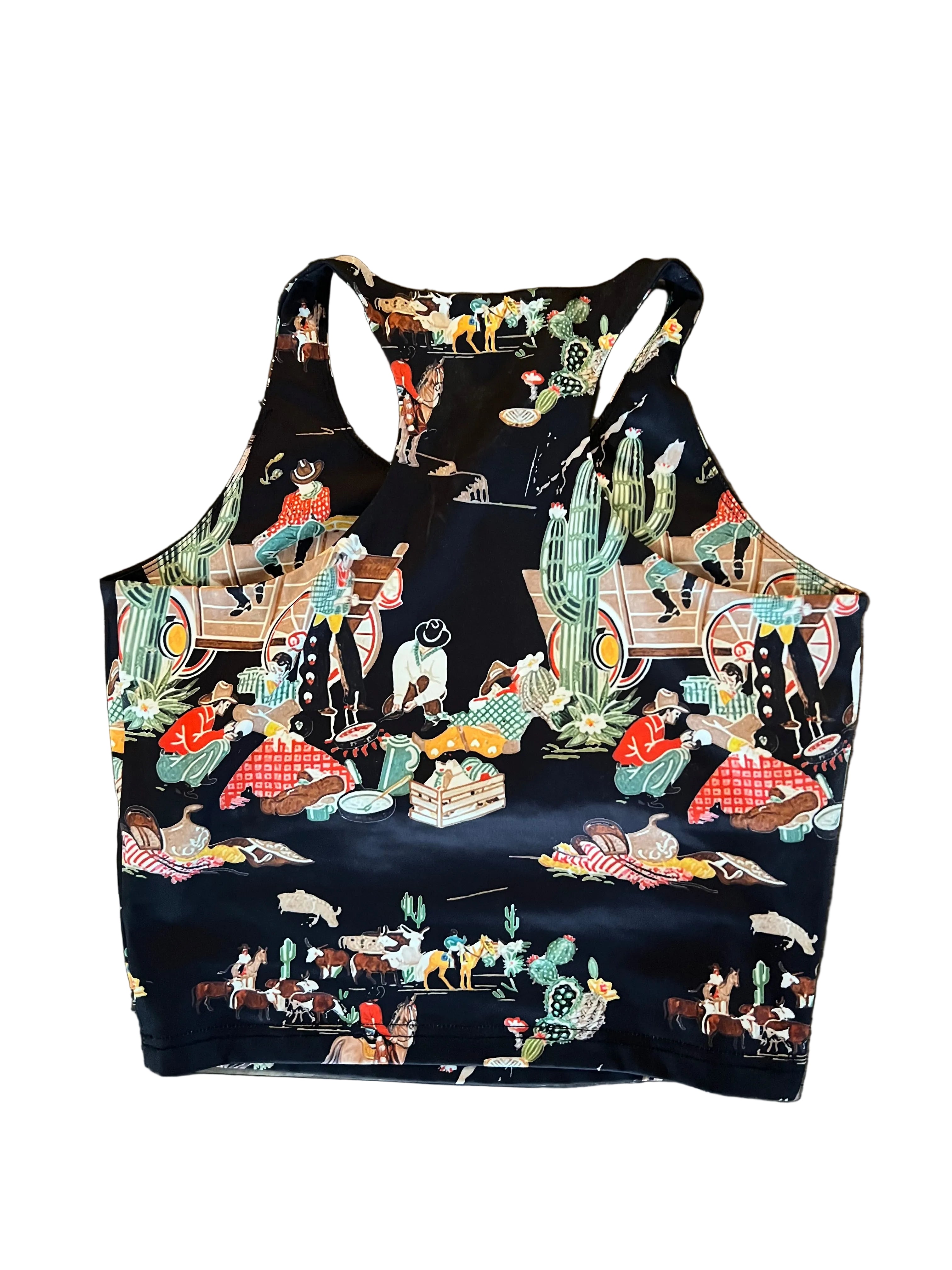BLACK WAGON RAZOR BACK TANK TOP