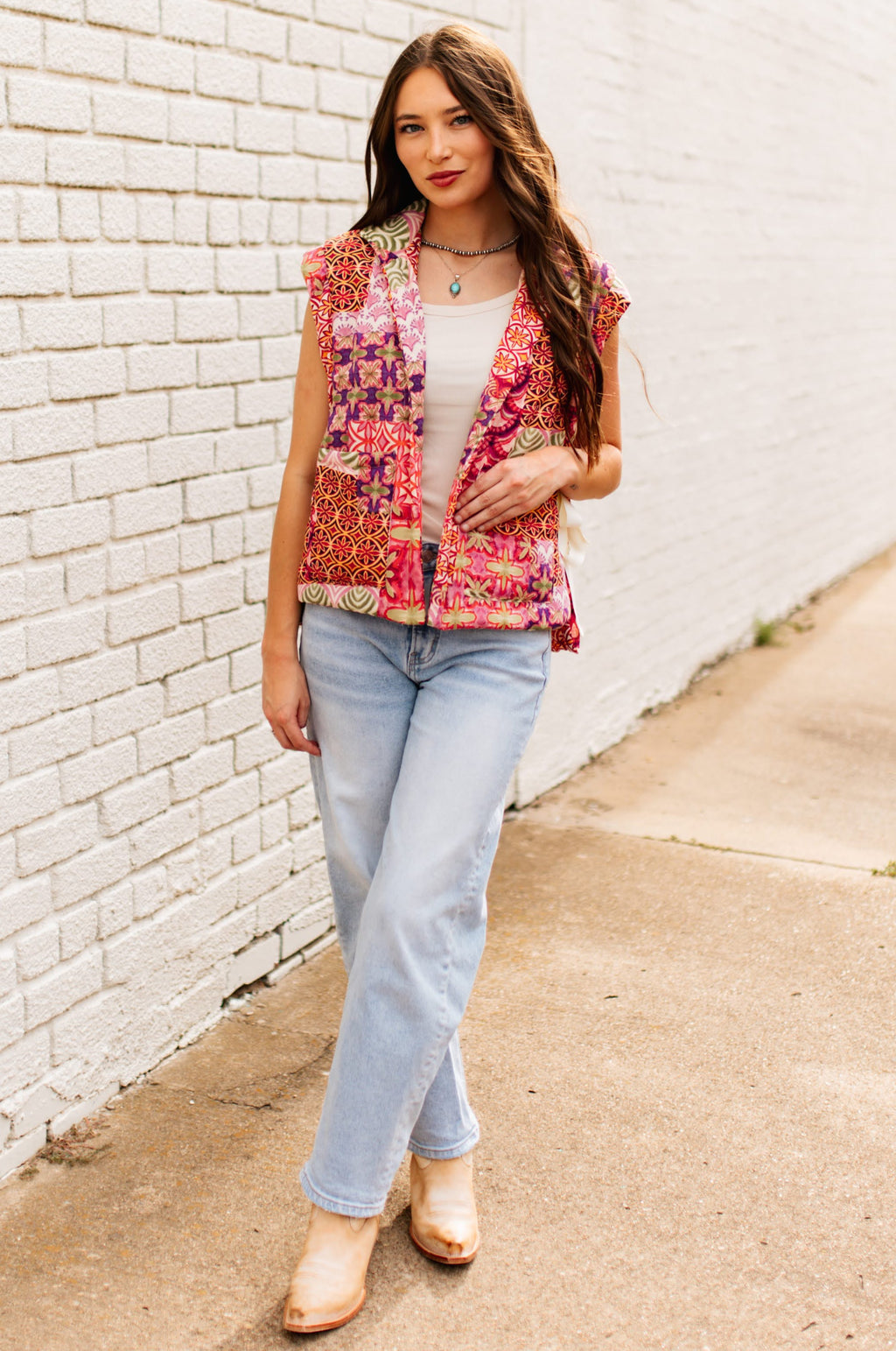 SUNSET GARDEN PATCH VEST