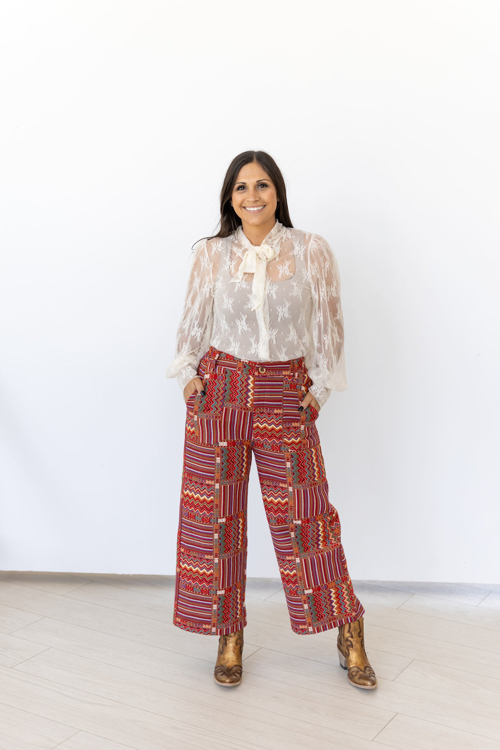 TH56 S314 RED PATCH PANT (1 Piece)