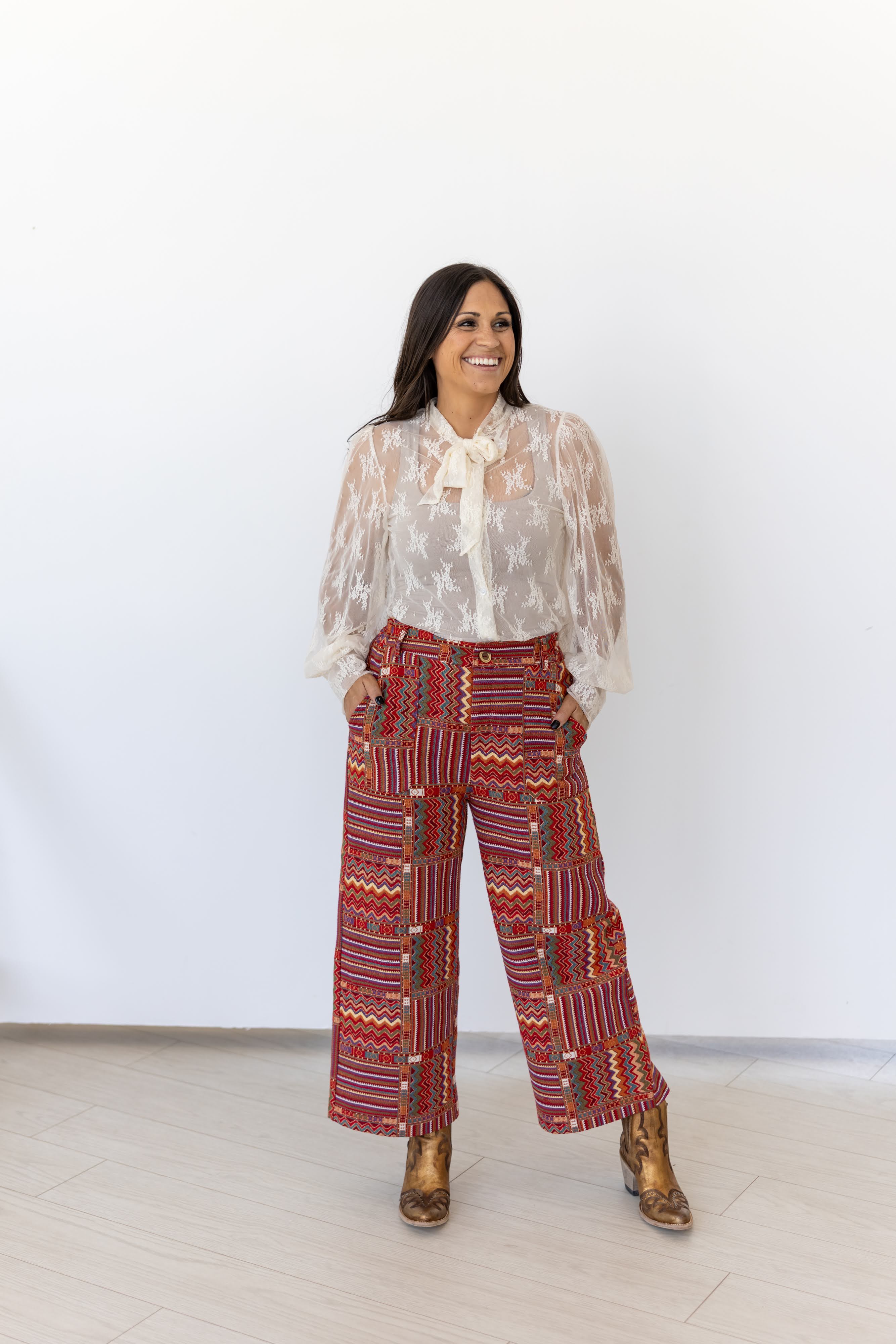 TH56 S314 RED PATCH PANT (1 Piece)