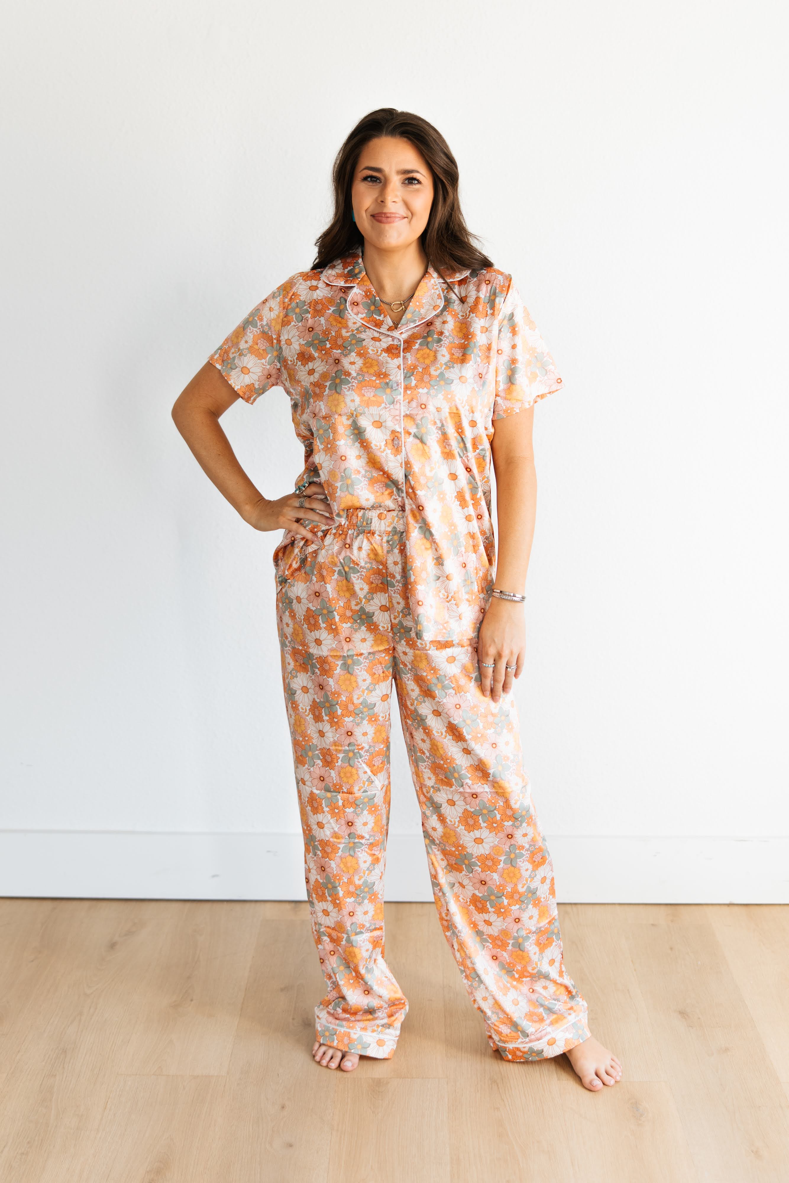 RETRO FLORAL PJ SET