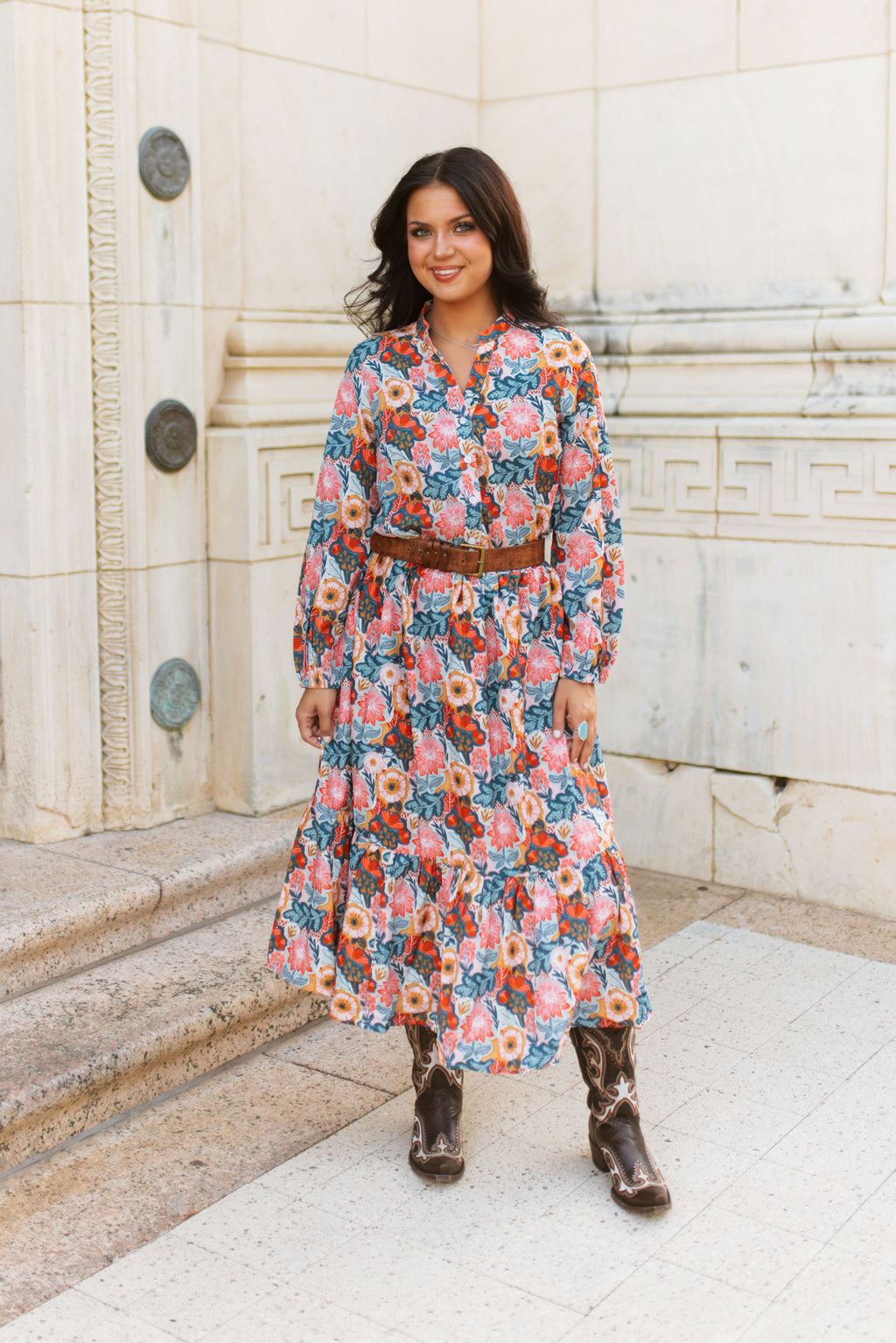 Vintage Poppy Midi Dress – Davie and Crockett