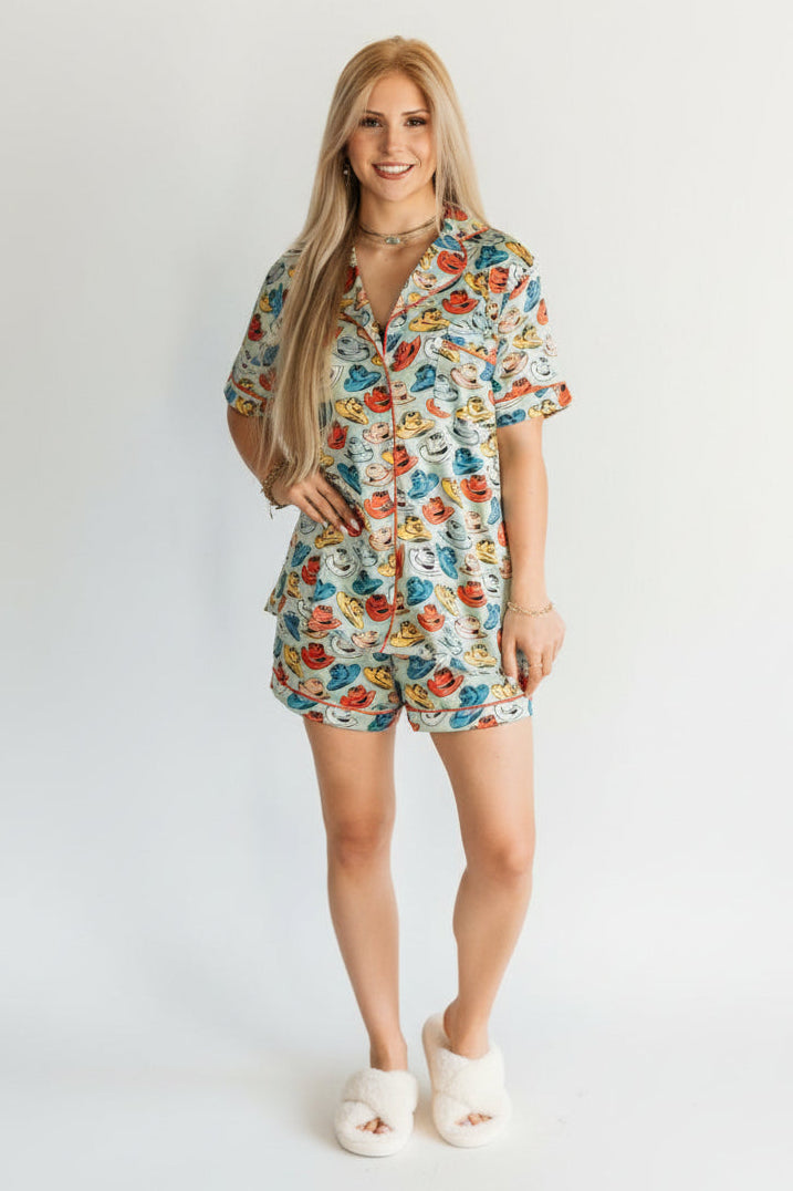 COWBOY HAT PJ SET
