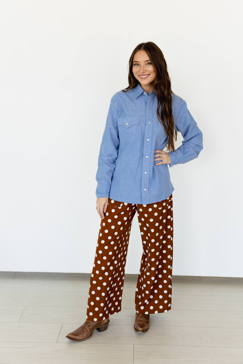 BROWN DOT PANT
