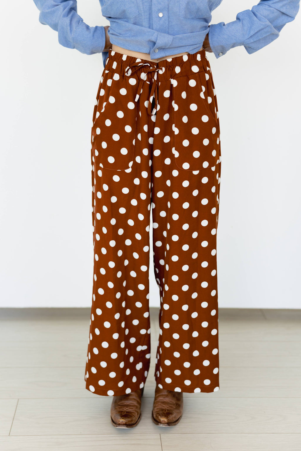 BROWN DOT PANT