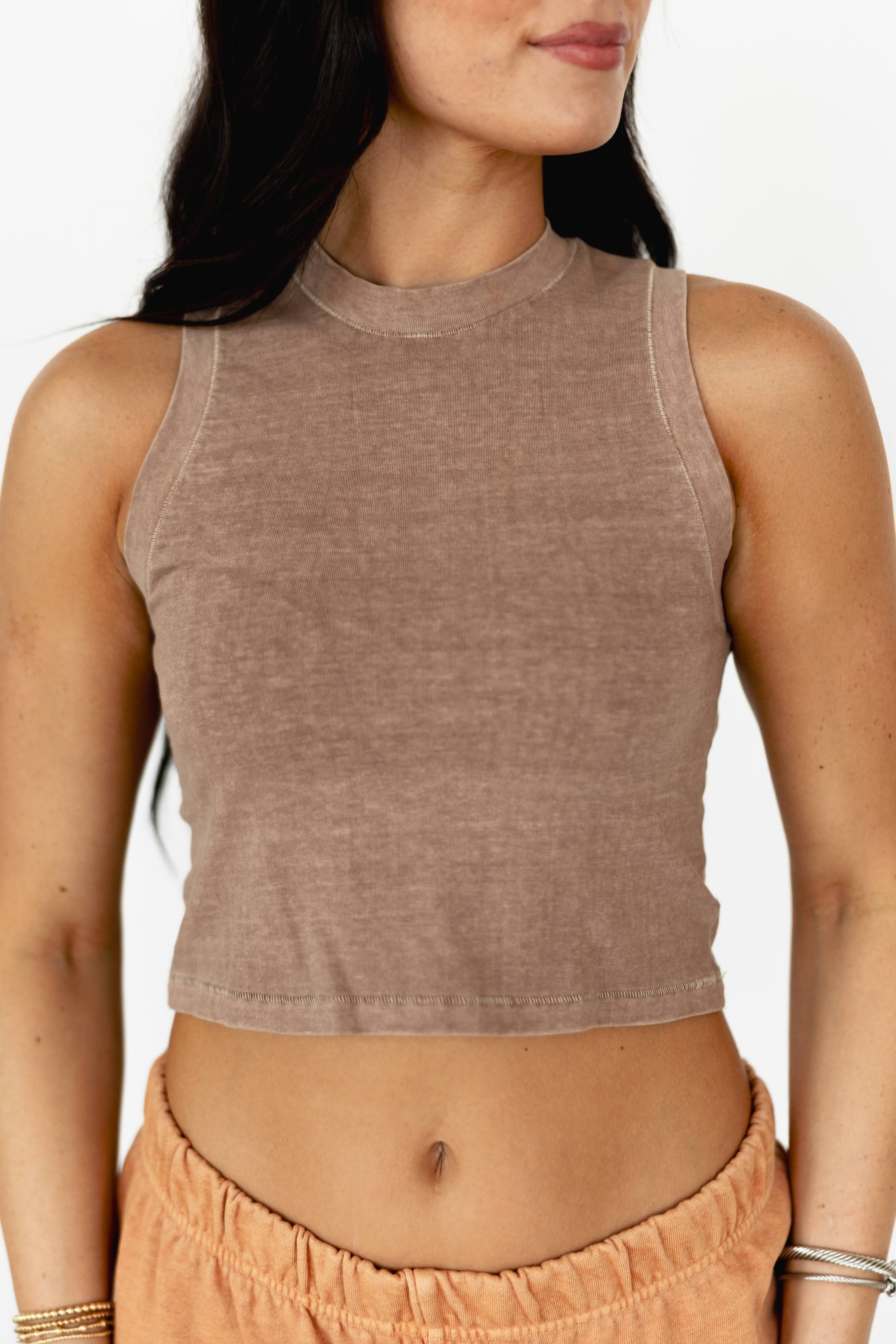 TAN CROP TANK